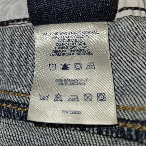 Lands End Womans Original Fit, Boot Leg Blue Jeans Size 6 - Picture 14 of 14